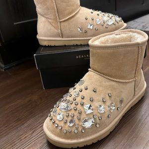 blinged boots